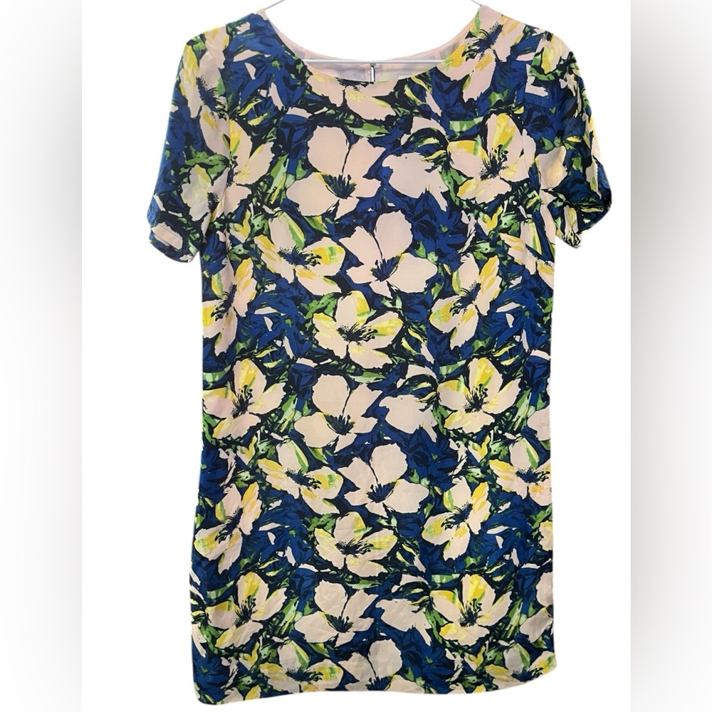 J. Crew Multicolor Floral Dress
